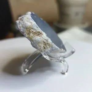 Accents | Angelite Crystal Polished Window With Roughraw Sides And Back ...
